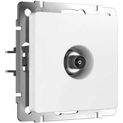 ТВ-розетка оконечная (белый матовый) W1183061 ТВ-розетка оконечная (белый матовый) W1183061