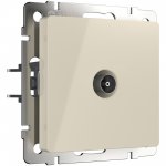 ТВ розетка проходная (слоновая кость) W1184003