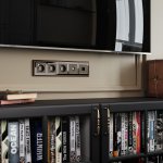 Накладка для TV розетки оконечной (бронзовый) W1193012