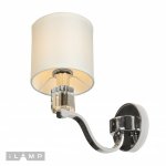 Настенный светильник iLamp Miami W2337-1 Никель+беж