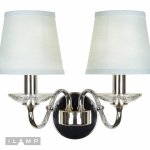 Настенный светильник iLamp Dolce Vita W2345-2 Никель+голубой