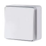 Выключатель одноклавишный Gallant белый W5010001