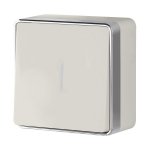 Выключатель одноклавишный с подсветкой Gallant слоновая кость W5010103