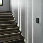 Выключатель одноклавишный с подсветкой Gallant черный/хром W5010135