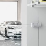 Выключатель одноклавишный влагозащищенный Gallant серебряный W5010206