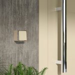 Выключатель одноклавишный влагозащищенный Gallant шампань рифленый W5010210