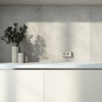 Розетка двойная с заземлением Gallant слоновая кость W5072103