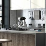 Розетка двойная с заземлением Gallant черный/хром W5072135