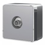 ТВ-розетка оконечная Gallant серебряный W5083006