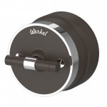 Выключатель на 4 положения двухклавишный Vintage мокко матовый/хром W5822052