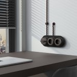 Втулка для вывода кабеля из стены 2 шт. коричневая ретро W6421114