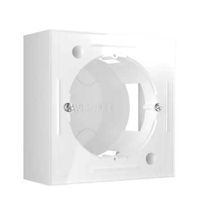 Коробка для накладного монтажа белый W8000001