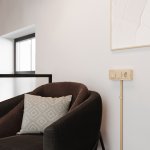 Коробка для накладного монтажа шампань W8000011