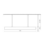 Светильник из массива (орех пекан) Lumker W85-OREHPEK-125