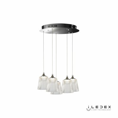 Подвесной светильник iLedex Flora WD8007-5 Хром