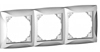 Lexel Дуэт белый Рамка 3-х местная (SE WDE000103)