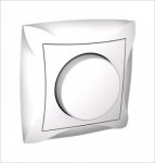 Lexel Дуэт белый Светорегулятор поворотный 300Вт, для л/н и г/л на 230В, в сборе (SE WDE000134)