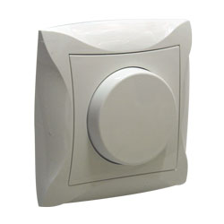 Lexel Дуэт бежевый Светорегулятор поворотный 300Вт, для л/н и г/л на 230В, в сборе (SE WDE000234)