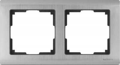 

Рамка на 2 поста (глянцевый никель) Werkel WL02-Frame-02, WL02-Frame-02