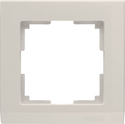 Рамка на 1 пост (слоновая кость) WL04-Frame-01-ivory Werkel