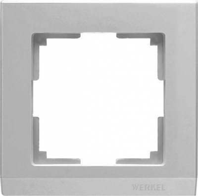 

Рамка на 1 пост (серебряный) Werkel WL04-Frame-01, WL04-Frame-01