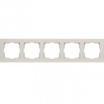 Рамка на 5 постов (слоновая кость) Werkel WL04-Frame-05-ivory