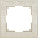 Рамка на 1 пост (слоновая кость) Werkel WL05-Frame-01-ivory