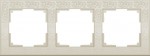 WL05-Frame-03-ivory /Рамка на 3 поста (слоновая кость) Werkel WL05-Frame-03-ivory