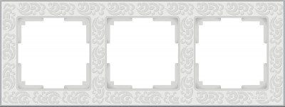 

Рамка на 3 поста (белый) WL05-Frame-03-white Werkel, WL05-Frame-03-white белый
