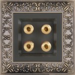 WL07-Frame-01/Рамка на 1 пост (бронза) Werkel WL07-Frame-01