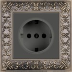 WL07-Frame-01/Рамка на 1 пост (бронза) Werkel WL07-Frame-01