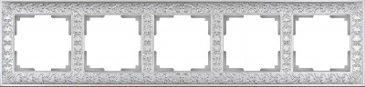 

Рамка на 5 постов (жемчужный) WL07-Frame-05 Werkel, WL07-Frame-05