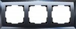 WL08-Frame-03/Рамка на 3 поста  (черный) Werkel WL08-Frame-03