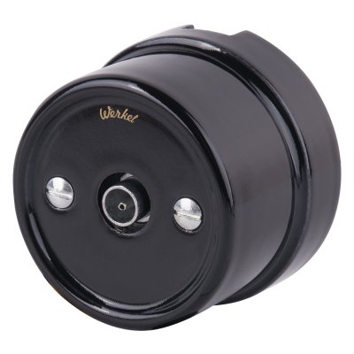 ТВ розетка черный ретро WL18-02-05