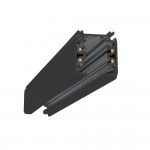 WSO-19B-2 black трехфазный шинопровод 2метра (две заглушки в комплекте) Italline