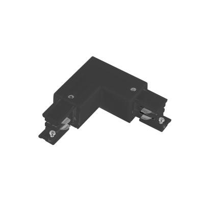 WSO-28B left black соединитель угловой Italline