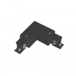 WSO-28B left black соединитель угловой Italline