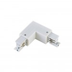 WSO-28B left white соединитель угловой Italline