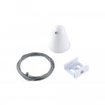 WSO-37D white комплект подвеса к шине с держателем, 2м Italline