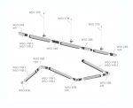 WSO-560 white соединитель угловой гибкий Italline
