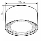Светильник LED накладной, 12W, 3000/4000/5500K Wertmark  WTA.O02.007.V0.12