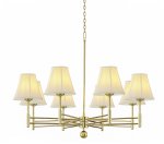 Люстра Aldente 8 MAK interior WTL1033-8GD Золотой