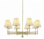 Люстра Aldente 8 MAK interior WTL1033-8GD Золотой