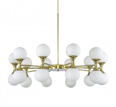 Люстра Lolly 20 MAK interior WTL1037-20GD Золотой, белый Люстра Lolly 20 MAK interior WTL1037-20GD Золотой, белый