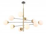 Люстра Direct 10 Gold MAK interior WTL1060-10GD Золотой, белый