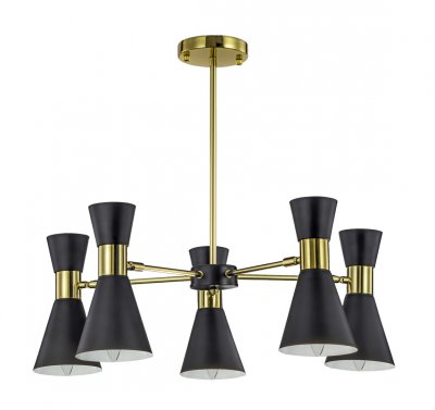 Люстра Elisium 5 Black MAK interior WTL1068-5GD-BK Черный Люстра Elisium 5 Black MAK interior WTL1068-5GD-BK Черный