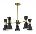 Люстра Elisium 5 Black MAK interior WTL1068-5GD-BK Черный