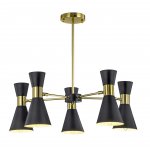 Люстра Elisium 5 Black MAK interior WTL1068-5GD-BK Черный