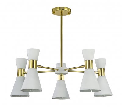 Люстра Elisium 5 White MAK interior WTL1068-5GD-WH Белый