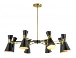 Люстра Elisium 8 Black MAK interior WTL1068-8GD-BK Черный